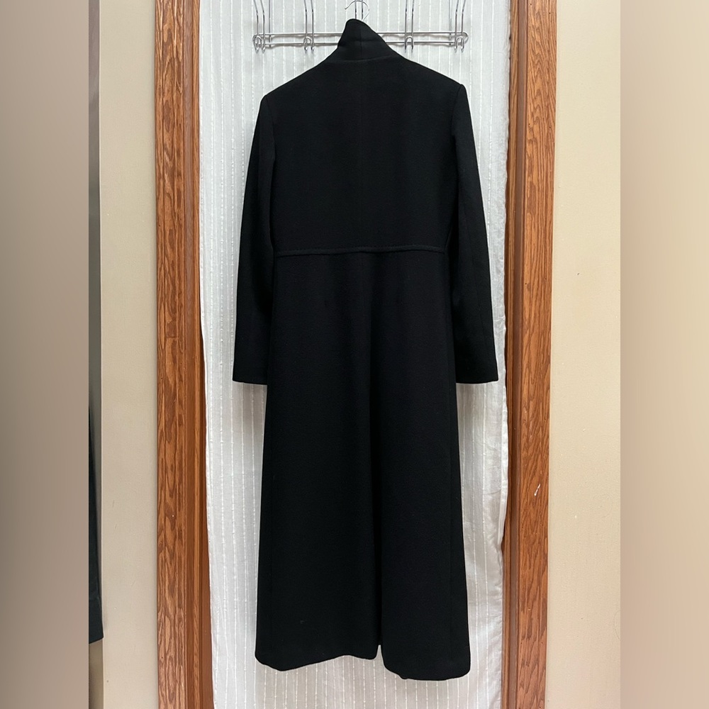 Calvin Klein collection wool cashmere long coat Size 6 - Picture 3 of 10
